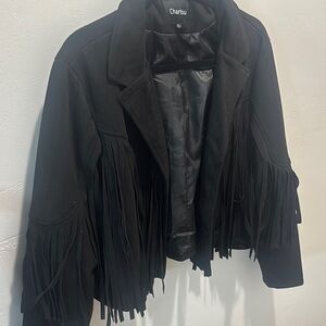 Xl fringe cover up like new